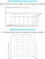 Hanging Under Cabinet Shelf Basket (4 Pack) - HR014 - iSPECLE